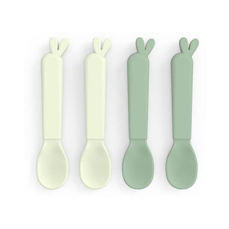 Donebydeer - Set 4 Cucchiai Kiddish - Lalee - Verde - 100% Riciclabile Senza Melamina