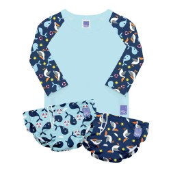 Bambino Mio - T-Shirt Anti UV - 40+ Azzurra