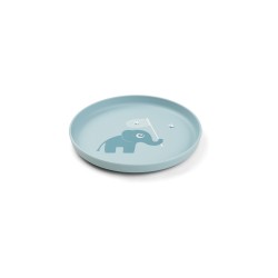 Donebydeer - Piatto - Elefante Blu - 100% PP Alimentare