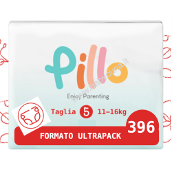 Pillo Taglia 5 - 11/16 Kg 396 Pz (12 pacchi) - Pannolini Enjoy