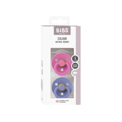 Bibs Color - Set 2 Succhietti - 0-6M - Bubblegum/Peri