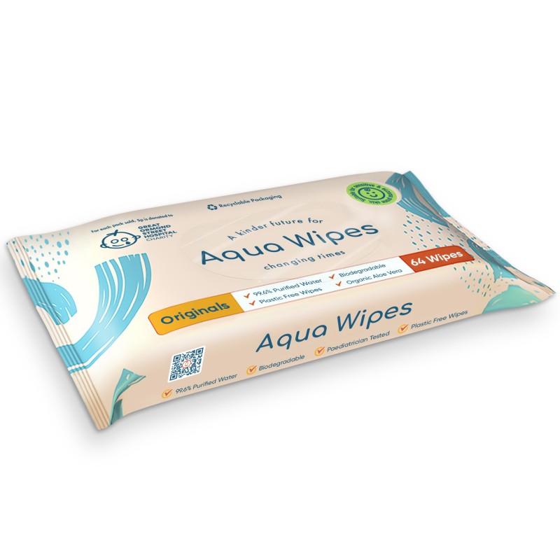 Aqua Wipes - Salviette Originals - 64 salviettine cambio