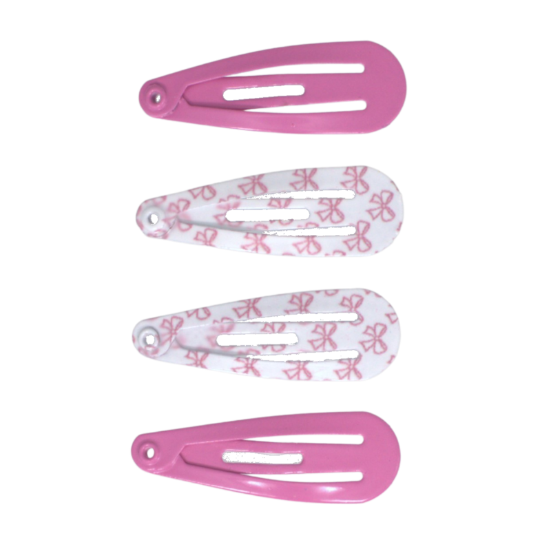 Your Little Miss - Fermagli semplici per bebè - Pink bows