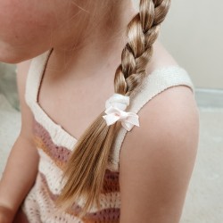 Your Little Miss - Elastici per capelli per bambina con fiocchetto - Moonstone