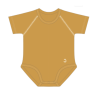 J Body 0-36 mesi - Bio Cotton 4Season - mezza manica - Mustard