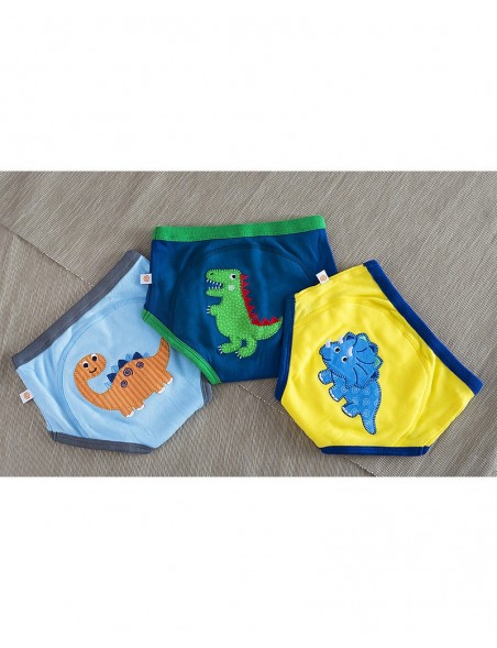 ZOOCCHINI training pants 3-pack Boys jurassic pals