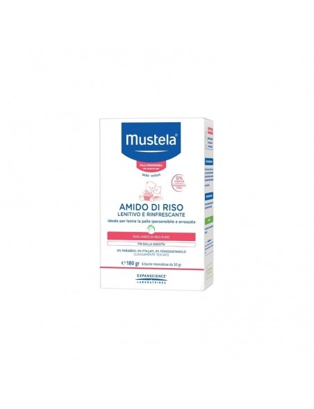 Mustela - Amido di Riso - 6 buste da 30 gr