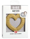 Bibs Colour - Massaggiagengive Baby Bitie - Cuore Mostarda