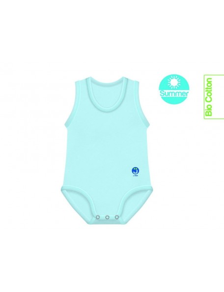 J Body 0-36 mesi -Bio Cotton Summer - Smanicato Azzurro