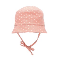 Sterntaler - Cappellino rosa a cuoricini bianchi