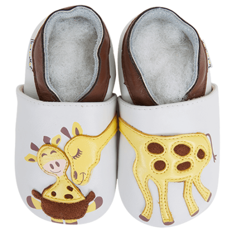 Lait et Miel - Pantofole Pelle - Giraffe