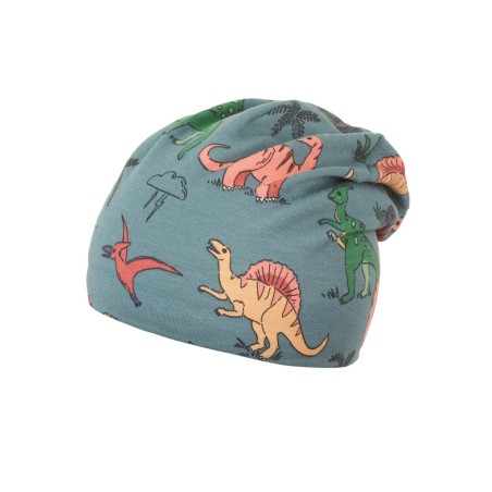 Sterntaler - Cappellino in Felpa Stampa Dinosauri Verde