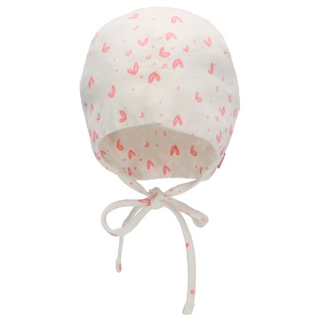 Sterntaler - Cappellino con laccetto - cuori rosa